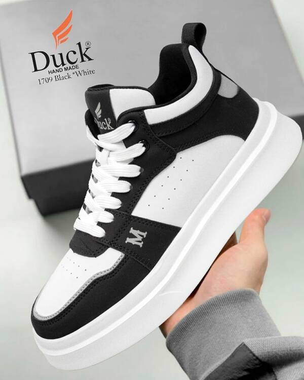 DUCK-1709-WHITE*BLACK