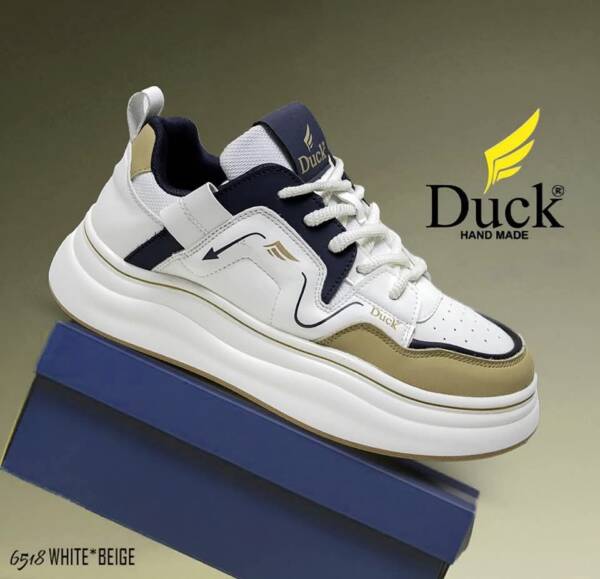 DUCK-6518-WHITE*BEIGE