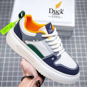 DUCK-2882-WHITE*NAVY