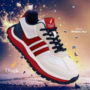 DUCK-709-WHITE*NAVY